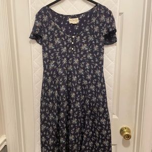 Denim and Supply Navy Flower Summer Dress